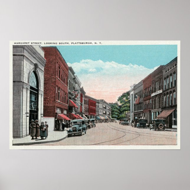 Pôster Visão Sul da Rua Margaret (Frente)