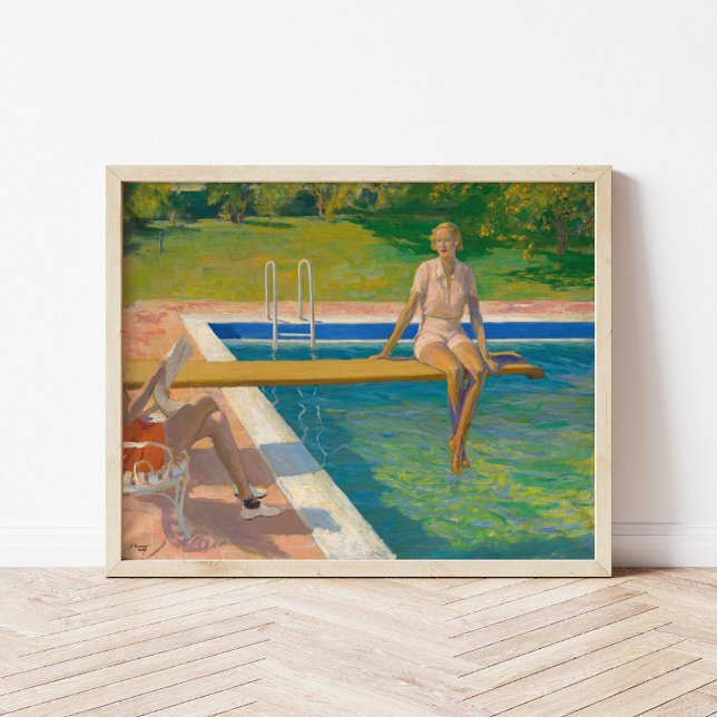 Poster Viscondessa Castlerosse | Sir John Lavery (Criador carregado)