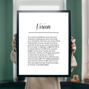 Poster VISION Inspirational Wall Art