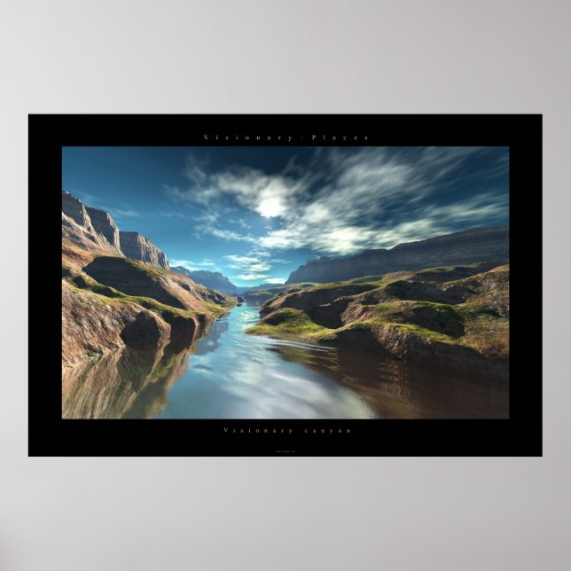 Pôster Visionary Canyon (Frente)