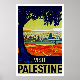Pôster Visit Palestine