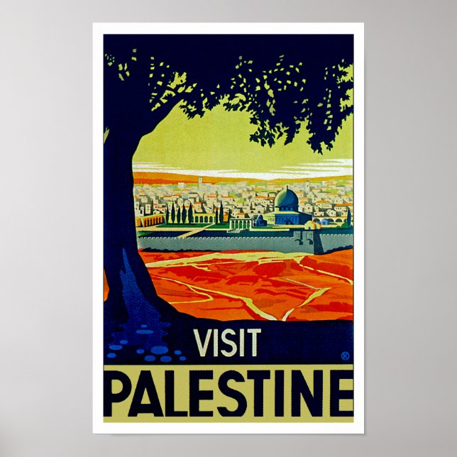 Pôster Visit Palestine (Frente)