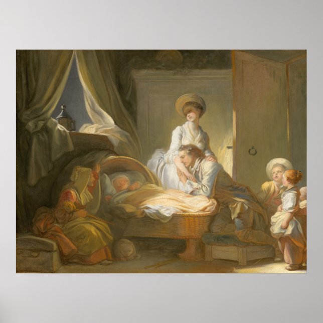 Poster Visita ao Enfermeiro - Jean Fragonard Fine Art (Frente)