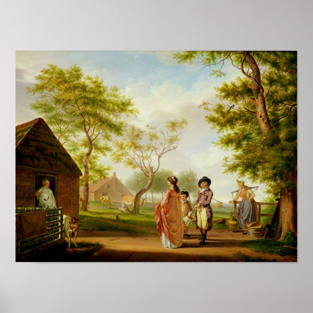 Pôster Visita ao País Leite (Frente)