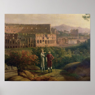 Poster Visita de Johann Wolfgang von Goethe