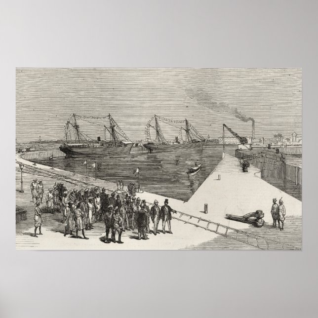 Pôster Visita do vice-rei da Índia (Frente)