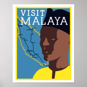 Pôster Visita Malaya