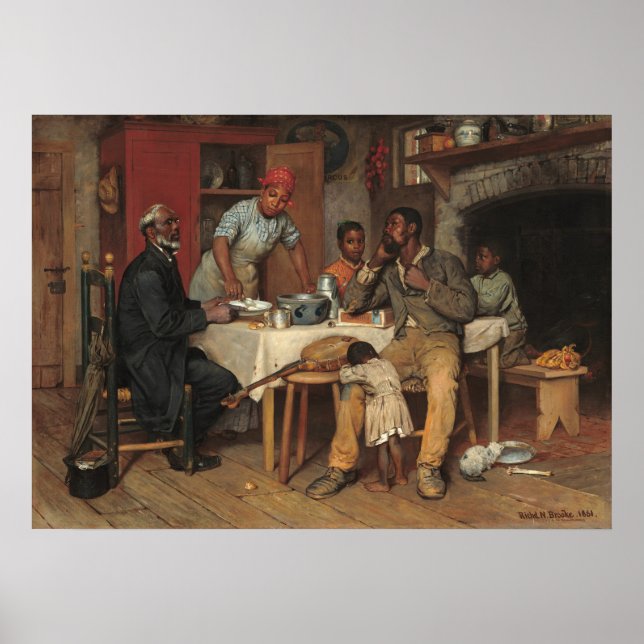 Poster Visita Pastoral - Richard N. Brooke Fine Art Poste (Frente)