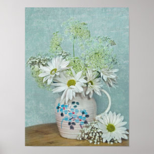 Poster Visitas Em Vintage Pitcher