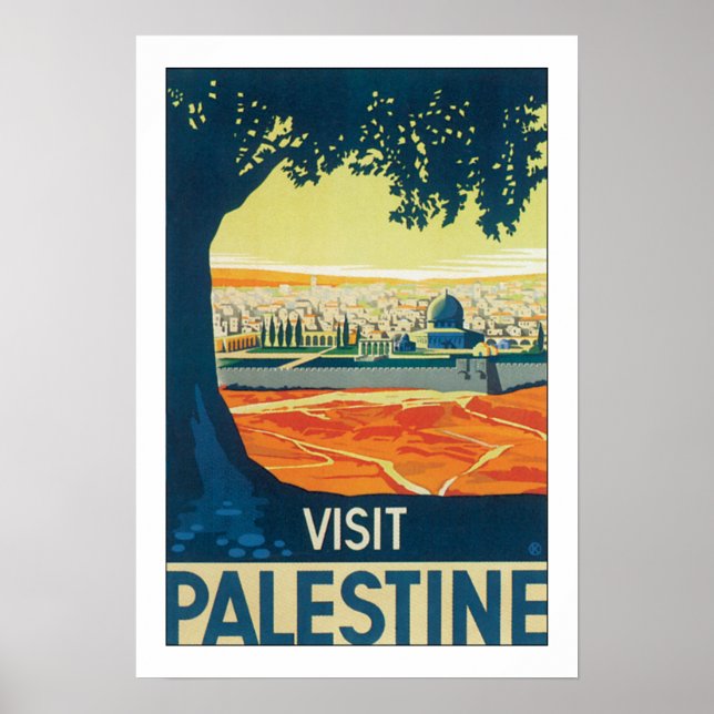 Poster Visite a Palestina (Frente)