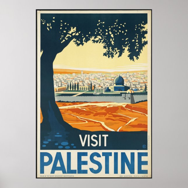 Pôster Visite a Palestina (Frente)