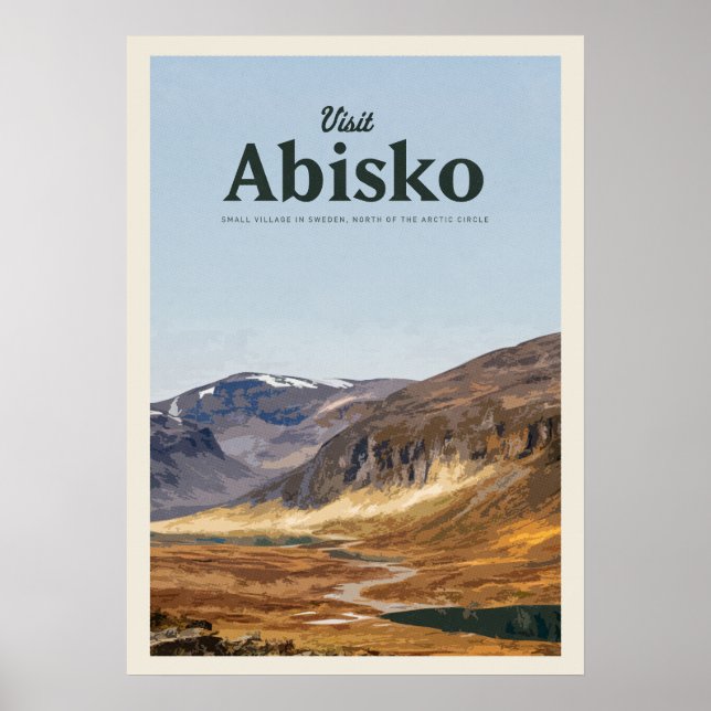 Poster Visite Abisko (Frente)