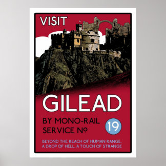 Poster Visite Gilead A Torre Escura