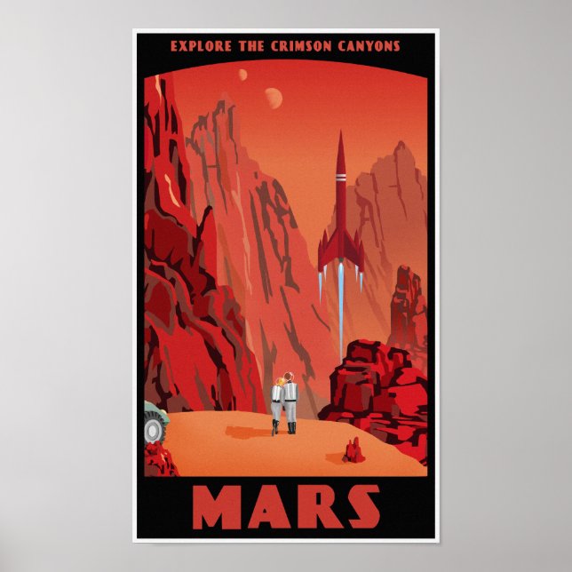 Pôster Visite Mars (Frente)