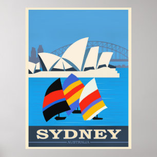 Poster Visite Sydney, Austrália