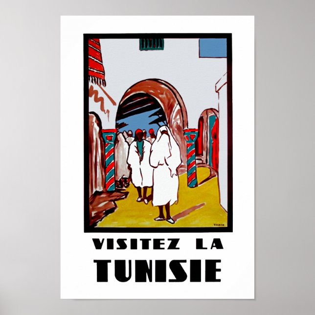 Poster Visitez La Tunisie (Frente)