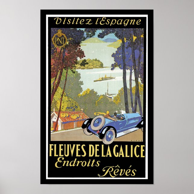 Pôster Visitez l'Espagne ( Visite a Espanha) (Frente)