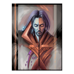 Pôster Visões abstrato