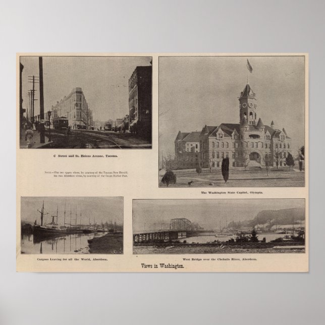 Pôster Visões em Washington (Frente)