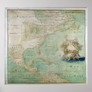 Pôster Vista 1681 de America do Norte