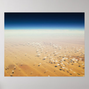 Pôster Vista aérea de um deserto