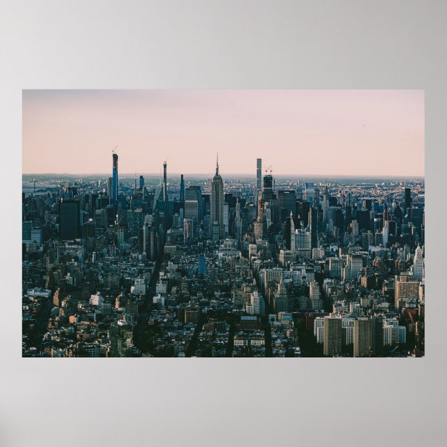 POSTER VISTA AERIAL DOS EDIFÍCIOS CIDADÃOS DURANTE O DIA (Frente)
