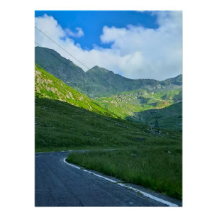 Pôster Vista Alpina Transfagarasan – Arte de Montanha da 