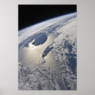 Poster vista Alto-oblíqua da península de Gaspe