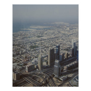 Pôster Vista Burj Khalifa, Dubai