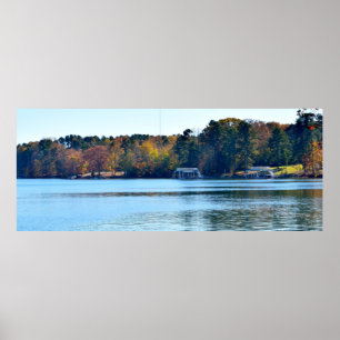 Poster Vista cênica no lago Lanier