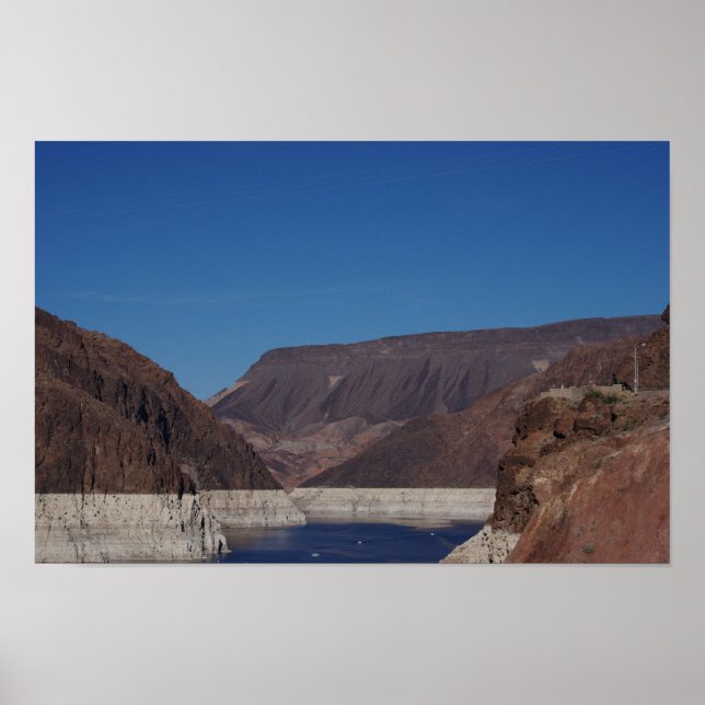 Pôster Vista da barragem Hoover 2016 (Frente)