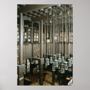 Pôster Vista da biblioteca, construída 1897-99