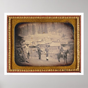 Poster Vista da cidade do vulcão, Califórnia (40214)