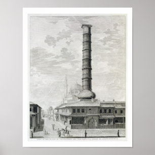 Pôster Vista da coluna de Constantim e do Principa