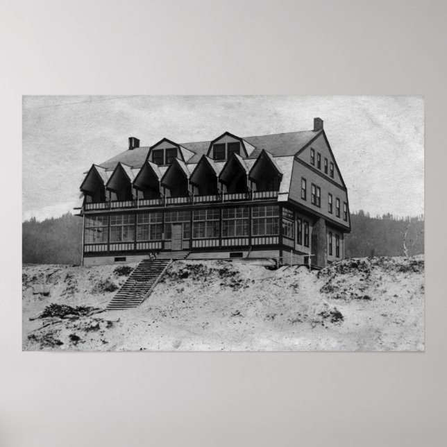 Pôster Vista da Costa do Oregon do Outlook Inn Hotel (Frente)