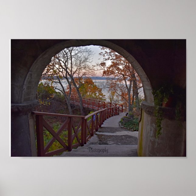 Poster Vista da dentro da Residência do Bannerman (Frente)