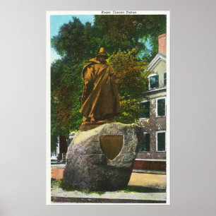 Poster Vista da estátua de Roger Conant