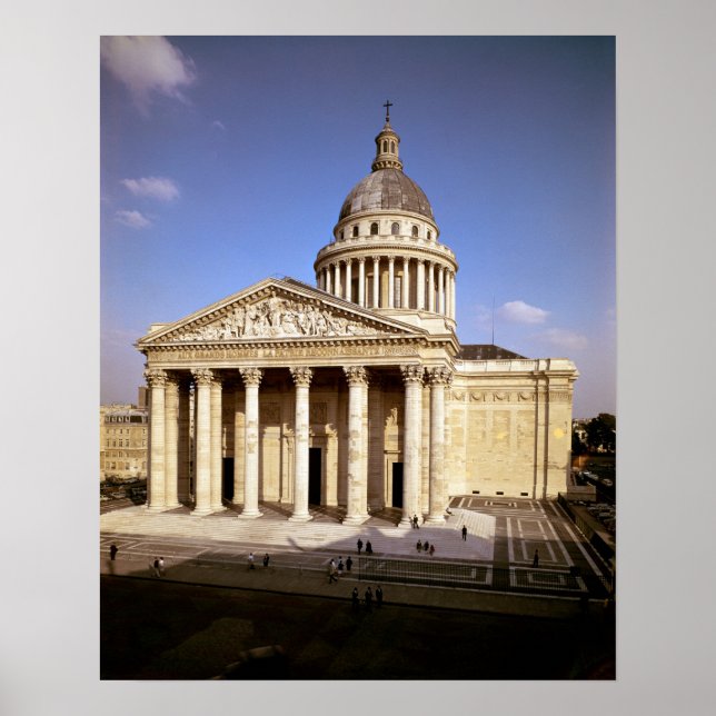 Pôster Vista da fachada, construída 1757-90 (Frente)