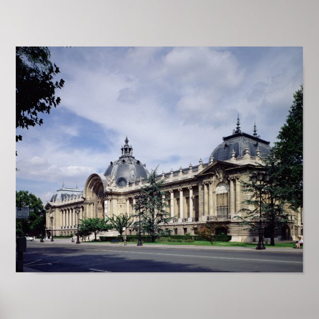 Pôster Vista da fachada do Petit-Palais (Frente)