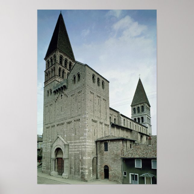 Pôster Vista da fachada oeste, século 10-11 (Frente)