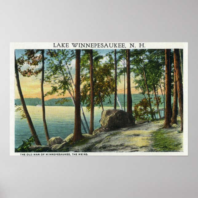 Pôster Vista da Formação do Velho Homem Rock (Frente)