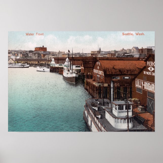 Poster Vista da frente d'água (Frente)