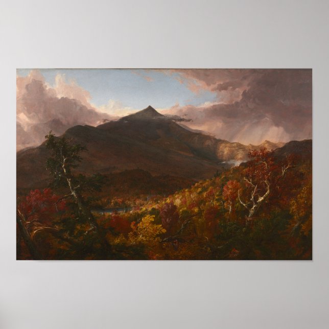 Poster Vista da montanha Schroon, NY — Thomas Cole (Frente)