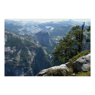 Pôster Vista da Montanha Yosemite no Parque Nacional de Y