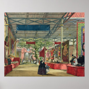 Pôster Vista da seção Índia da exposição de Excelentes