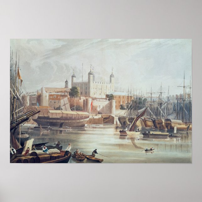 Pôster Vista da Torre de Londres (Frente)