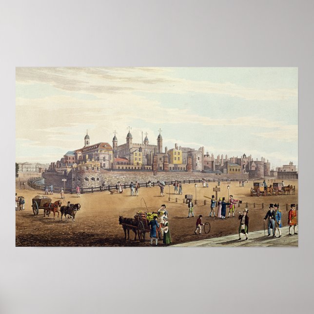 Pôster Vista da Torre de Londres (Frente)