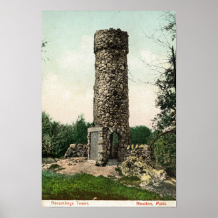 Poster Vista da torre de Norumbega