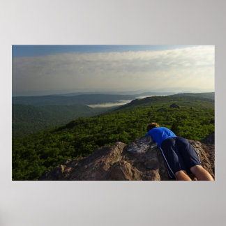 Pôster Vista da Trilha Appalachian, terras altas do Grays