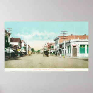 Pôster Vista da University AvenuePalo Alto, CA